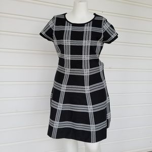 Black-and-white dress